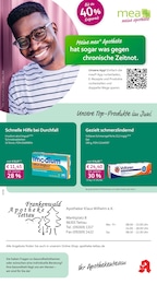 mea - meine apotheke Prospekt für Gräfenthal mit 4 Seiten mea - meine apotheke Prospekt für Gräfenthal: "Unsere Juni-Angebote", 4 Seiten, 01.06.2026 - 30.06.2026