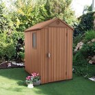 Abri de jardin DARWIN 46 en résine - KETER - marron - 2,32 m² - Keter en promo chez Castorama Colombes à 339,00 €