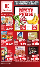 Fast Food im Kaufland Prospekt in Mühlhausen Aktueller Kaufland Prospekt mit Fast Food, "Hier bin ich richtig", Seite 1