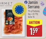 ALDI Nord Zahna - Jamón Serrano Angebot im Prospekt Jamón Serrano bei ALDI Nord im Zahna Prospekt für 1,59 €