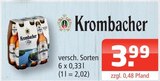 Aktuelle Krombacher Angebote bei Getränke Oase in Rheda-Wiedenbrück Aktuelles Pils Angebot bei Getränke Oase in Rheda-Wiedenbrück ab 3,99 €