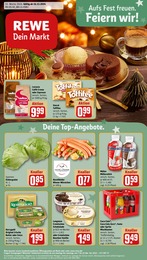 REWE Prospekt für Berlin mit 24 Seiten REWE Prospekt "Dein Markt" für Berlin, 24 Seiten, 16.12.2024 - 21.12.2024