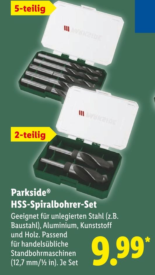 HSS-Spiralbohrer-Set 2-teilig