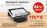 Kontaktgrill im Angebot bei EDEKA in Stade Kontaktgrill Angebote von OptiGrill bei EDEKA Stade für 119,00 €