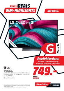 Fernseher im MediaMarkt Saturn Prospekt "LET'S GO! DEALS WM-HIGHLIGHTS" mit 18 Seiten (Raguhn-Jeßnitz)