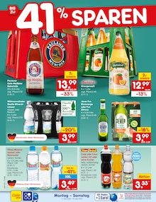 Wasser im Netto Marken-Discount Prospekt "Aktuelle Angebote" mit 62 Seiten (Freiburg (Breisgau))