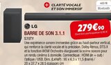 Extra Hayange - Promo Barre de son 3.1.1 Promo Barre de son 3.1.1 à 279,90 € dans le catalogue Extra à Hayange