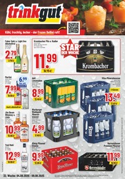 Trinkgut Prospekt für Pattensen: "Aktuelle Angebote", 6 Seiten, 04.08.2025 - 09.08.2025