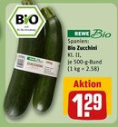 Zucchini Angebote von REWE Bio bei REWE Willich für 1,29 €