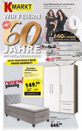 Aktueller Wohn Schick Möbel & Einrichtung Prospekt in Obernheim und Umgebung, "WIR FEIERN 60 JAHRE" mit 14 Seiten, 13.04.2024 - 27.04.2024