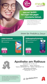 mea - meine apotheke Prospekt Unsere Januar-Angebote mit 4 Seiten