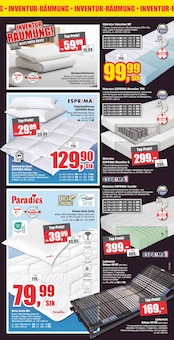 Bett im aktuellen Witthus Heimtex-Fachmarkt GmbH Prospekt (Oldenburg) Bett im Witthus Heimtex-Fachmarkt GmbH Prospekt "INVENTUR RÄUMUNG!" mit 10 Seiten (Oldenburg)