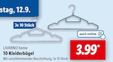 Kleiderbügel Angebote von LIVARNO home bei Lidl Erlangen für 3,99 €