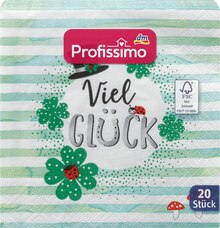 Cocktailserviette 25x25 "Viel Glück" 20St Angebot in Tuchenbach im aktuellen Prospekt bei dm-drogerie markt in Tuchenbach