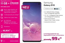Samsung Galaxy S10 und MagentaMobil M Young bei A-Team Mobilfunk-Concept GmbH in Bergisch Gladbach Samsung Galaxy S10 und MagentaMobil M Young im Angebot bei A-Team Mobilfunk-Concept GmbH Bergisch Gladbach für 99,00 €