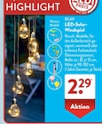 LED-Solar-Windspiel im ALDI SÜD Prospekt LED-Solar-Windspiel von Belavi im aktuellen ALDI SÜD Prospekt für 2,29 €