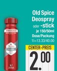 Deospray oder -stick von Old Spice im aktuellen EDEKA Prospekt für 2,00 €