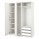 Kleiderschrank weiß/weiß 175x60x236 cm Angebote von PAX / VIKANES bei IKEA Friedrichshafen für 663,00 €