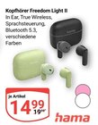 Kopfhörer Freedom Light II Angebote von hama bei GLOBUS Neubrandenburg für 14,99 €