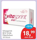 B12 Trinkfläschchen von Vitasprint im aktuellen budni Prospekt