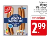 Delikatess Wiener Würstchen bei EDEKA im Bodenwöhr Prospekt für 2,99 €