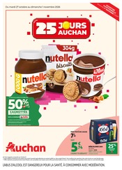 Promos Bière dans le catalogue "25 JOURS AUCHAN" de Auchan Hypermarché Bière en promo dans le catalogue Auchan Hypermarché à la page 1