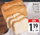 Weißbrot Angebote bei EDEKA Hof für 1,19 €
