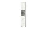 Hochschrank SCHLOONSEE Breite 37cm 2 Tür 1 Schubkasten 2 offene Fächer MDF-Front in verschiedenen Farben erhältlich Badmöbel Badschrank Schrank Bad Schloonsee Angebote bei Höffner Bergkamen für 199,00 €