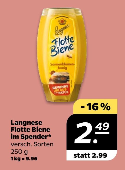 Flotte Biene im Spender