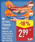 Fleischwurst von Gutfried im aktuellen ALDI Nord Prospekt