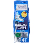 Rasoirs jetables Gillette Blue3 Simple à Action dans Cizely Rasoirs jetables Gillette Blue3 Simple à Action dans Cizely