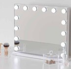 Miroir coiffeuse led à poser 1050 lm - Castorama à Toulouse Miroir coiffeuse led à poser 1050 lm en promo chez Castorama Toulouse à 59,90 €