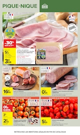 Promos Jambon cuit dans le catalogue "PIQUE-NIQUE" de Carrefour à la page 11 Promos Jambon cuit dans le catalogue "PIQUE-NIQUE" de Carrefour à la page 11