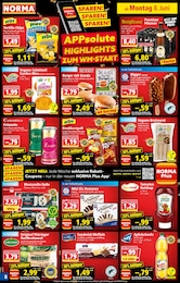 Bier im Norma Prospekt Mehr fürs Geld auf S. 8