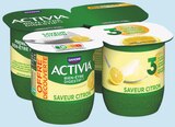 Yaourt aux probiotiques offre découverte citron - Activia en promo chez Intermarché Yaourt aux probiotiques offre découverte citron - Activia dans le catalogue Intermarché