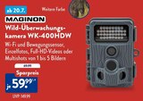 Wild im ALDI SÜD Prospekt Wild-Überwachungskamera WK-400HDW von Maginon im aktuellen ALDI SÜD Prospekt für 59,99 €