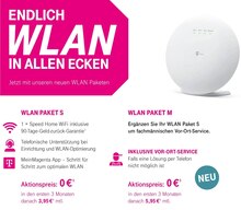 Telekom Shop Schimmelshütte - WLAN PAKET WLAN PAKET Angebot bei Telekom Shop Schimmelshütte im Prospekt "ENDLICH WLAN IN ALLEN ECKEN"