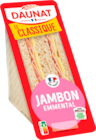 SANDWICH JAMBON EMMENTAL DAUNAT à Auchan Hypermarché dans Fos-sur-Mer