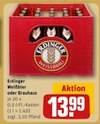 Weißbier oder Brauhaus im REWE Prospekt Weißbier oder Brauhaus von Erdinger im aktuellen REWE Prospekt für 13,99 €