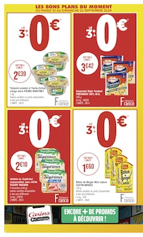 Prospectus Casino Supermarchés à La Lande-d'Airou, "Casino", 32 pages de promos valables du 10/09/2024 au 22/09/2024