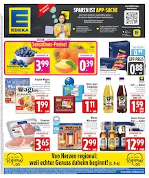 EDEKA Prospekt für Haag mit 28 Seiten EDEKA Prospekt für Haag: "SPAREN IST APP SACHE", 28 Seiten, 20.10.2025 - 25.10.2025