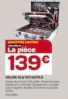 Valise alu 153 outils en promo chez Gedimat Aix-en-Provence à 139,00 €