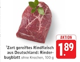 Zart gereiftes Rindfleisch aus Deutschland: Rinderbugblatt Angebote bei E center Leinfelden-Echterdingen für 1,89 €