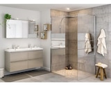 Paroi de douche à l'italienne Walk-In "Beloya" l.70 cm verre effet miroir - GoodHome dans le catalogue Brico Dépôt