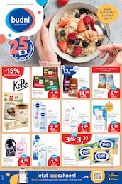 Vegan Angebot im aktuellen budni Prospekt auf Seite 1