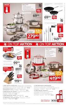 Küche im XXXLutz Möbelhäuser Prospekt "WMF ON TOP AKTION" mit 12 Seiten (Augsburg)