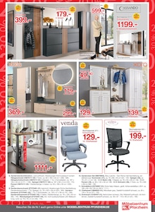 Bürostuhl im aktuellen Möbelzentrum Pforzheim Prospekt (Karlsruhe) Bürostuhl im Möbelzentrum Pforzheim Prospekt "WSV Finale" mit 20 Seiten (Karlsruhe)