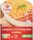 Lasagnes à la bolognaise, Filet de Saumon, Endives au Jambon - Carrefour Extra en promo chez Supermarchés Match Haguenau