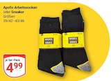 Arbeitssocken im Angebot bei GLOBUS in Leipzig Arbeitssocken Angebote von Apollo bei GLOBUS Leipzig für 4,99 €