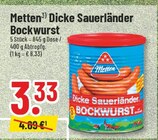 Trinkgut Hagen - Dicke Sauerländer Bockwurst Angebot im Prospekt Dicke Sauerländer Bockwurst bei Trinkgut im Hagen Prospekt für 3,33 €